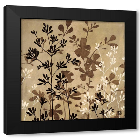 Espresso Black Modern Wood Framed Art Print with Double Matting by MAJA
