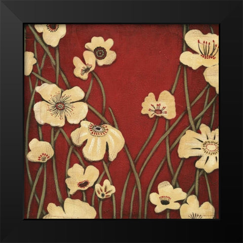 Morning Poem II Black Modern Wood Framed Art Print by MAJA