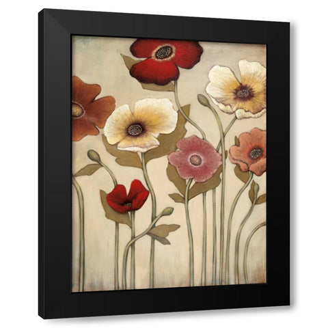 Summer Day Black Modern Wood Framed Art Print with Double Matting by MAJA