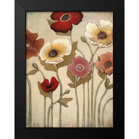 Summer Day Black Modern Wood Framed Art Print by MAJA