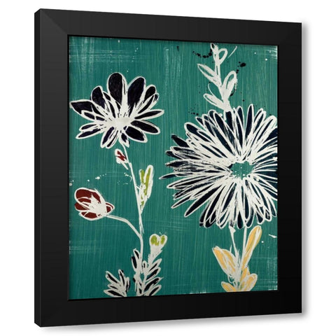 Urbana II Black Modern Wood Framed Art Print with Double Matting by MAJA