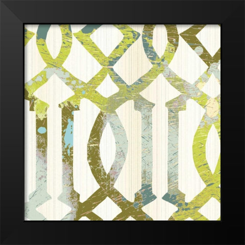 Ornamental I Black Modern Wood Framed Art Print by MAJA