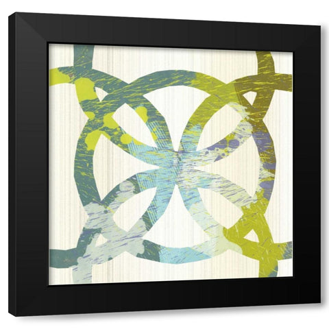 Ornamental II Black Modern Wood Framed Art Print by MAJA