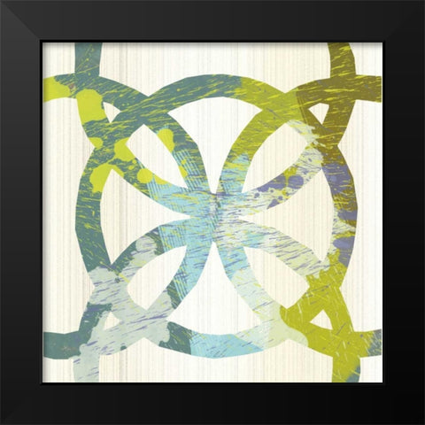 Ornamental II Black Modern Wood Framed Art Print by MAJA