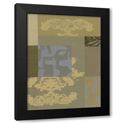 Green Lantern I Black Modern Wood Framed Art Print with Double Matting by Nocito, James