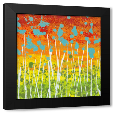 Garden Loveliness Black Modern Wood Framed Art Print with Double Matting by Nichtberger, Liz