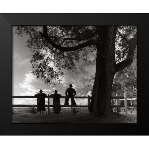 Days End Black Modern Wood Framed Art Print by Nagler, Monte