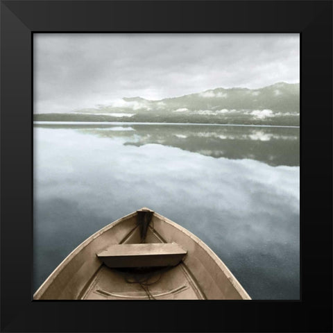 Lake Quinault Black Modern Wood Framed Art Print by Nagler, Monte