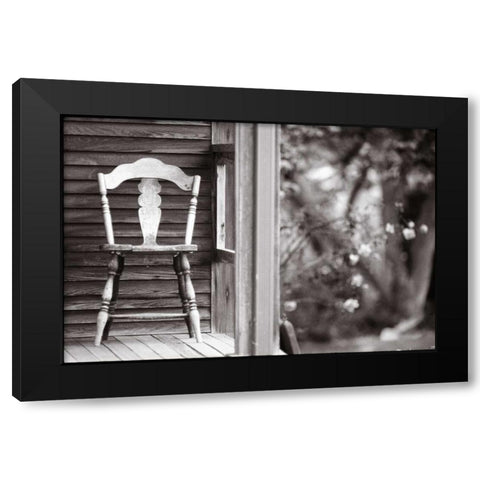 Americana Black Modern Wood Framed Art Print by OMara, James