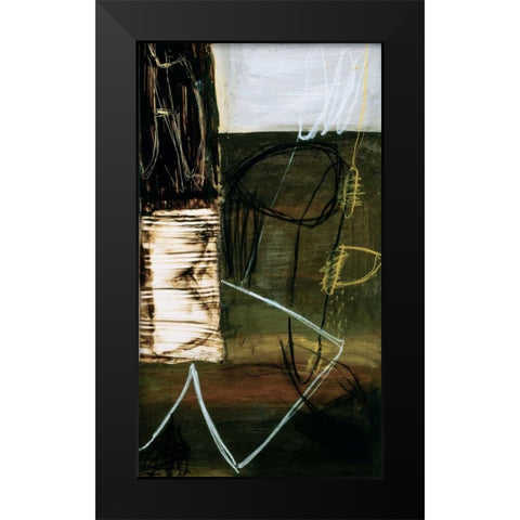 Void II Black Modern Wood Framed Art Print by Owen, Wayde