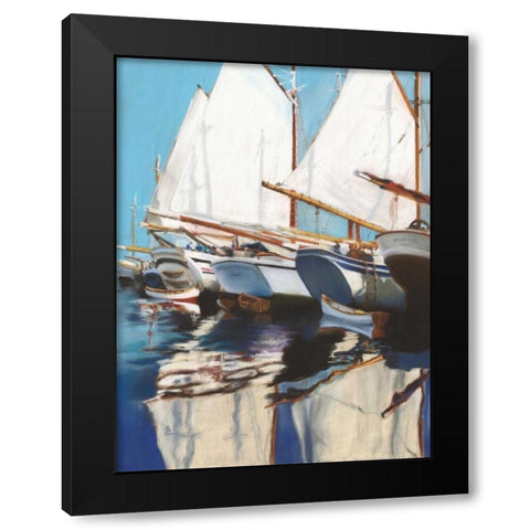 Transoms Black Modern Wood Framed Art Print by Parent, Joanne
