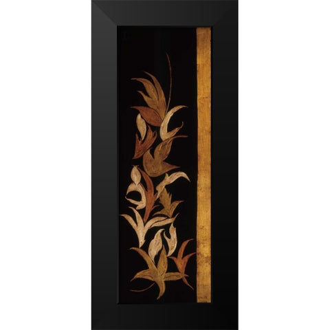 Black Shinwa I Black Modern Wood Framed Art Print by Perlmutter, Jennifer