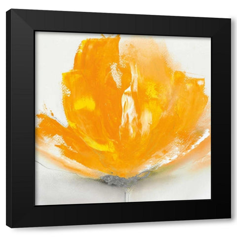 Wild Orange Sherbet I Black Modern Wood Framed Art Print by Prior, J.P.
