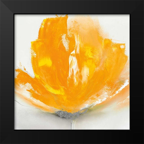 Wild Orange Sherbet I Black Modern Wood Framed Art Print by Prior, J.P.