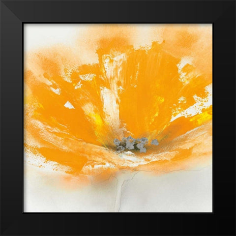 Wild Orange Sherbet II Black Modern Wood Framed Art Print by Prior, J.P.