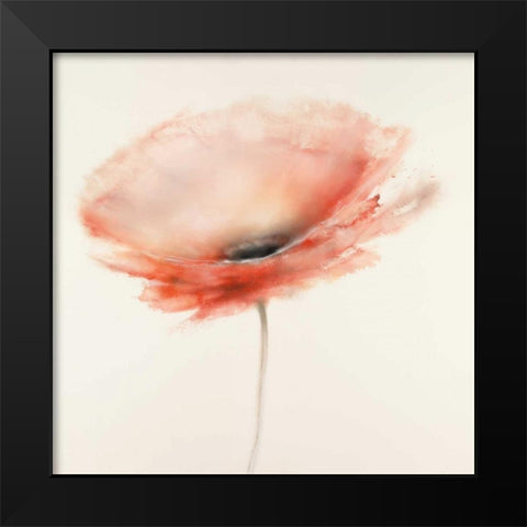 Teal Breeze II Black Modern Wood Framed Art Print by Prior, J.P.