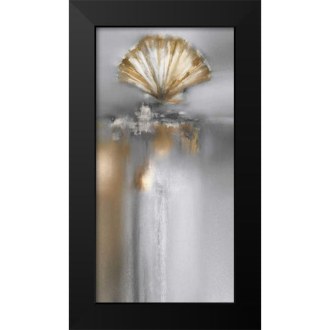 Silver and Gold Treasures I Black Modern Wood Framed Art Print by Prior, J.P.