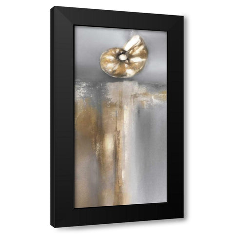 Silver and Gold Treasures II Black Modern Wood Framed Art Print with Double Matting by Prior, J.P.