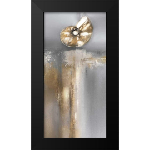 Silver and Gold Treasures II Black Modern Wood Framed Art Print by Prior, J.P.