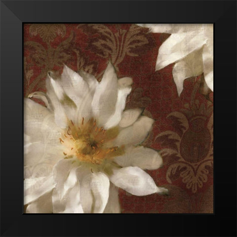 Royal Clematis I Black Modern Wood Framed Art Print by Pahl, Janel