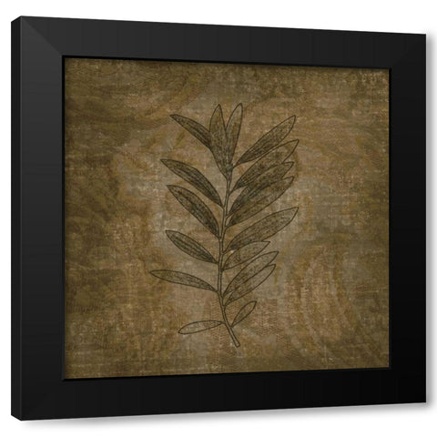 Leaves of Winter Black Modern Wood Framed Art Print with Double Matting by Pahl, Janel