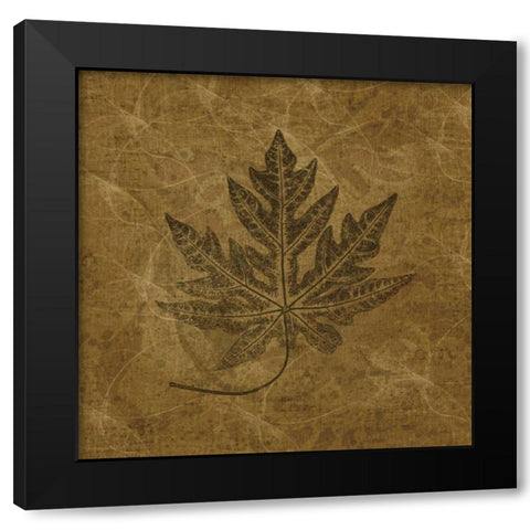 Leaves of Summer Black Modern Wood Framed Art Print with Double Matting by Pahl, Janel
