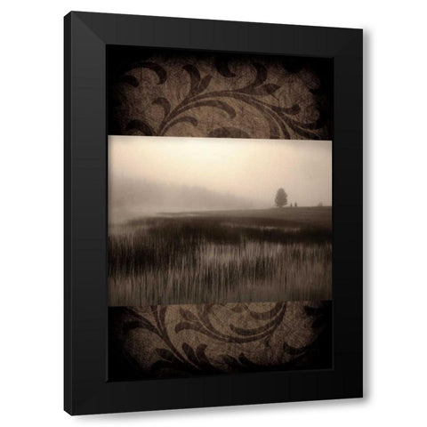 Misty Morning Black Modern Wood Framed Art Print by Pahl, Janel