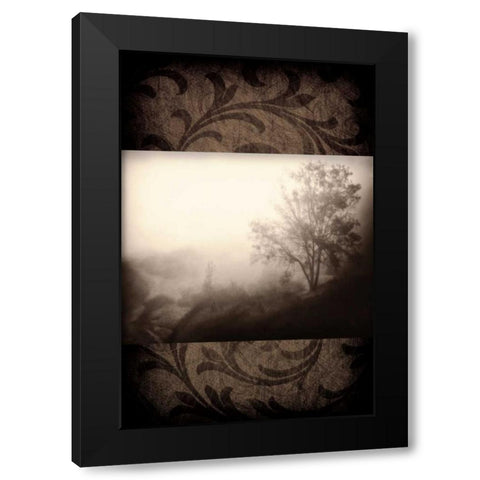 Early Morning Fog Black Modern Wood Framed Art Print by Pahl, Janel