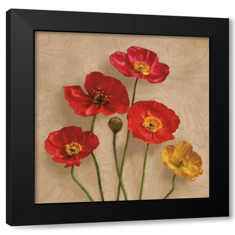 Graceful Spring I Black Modern Wood Framed Art Print by Pahl, Janel