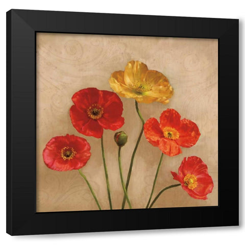 Graceful Spring II Black Modern Wood Framed Art Print by Pahl, Janel