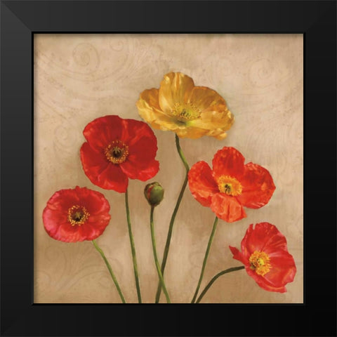 Graceful Spring II Black Modern Wood Framed Art Print by Pahl, Janel