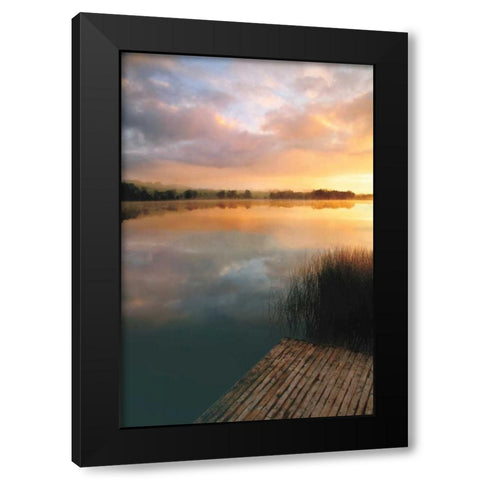Irish Dawn Black Modern Wood Framed Art Print with Double Matting by Pahl, Janel