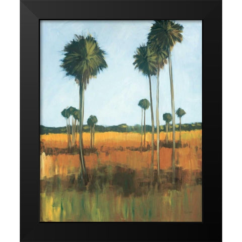 Tall Palms I Black Modern Wood Framed Art Print by Pulliam, Mark