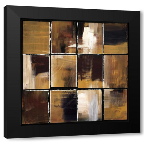 12 Windows I Black Modern Wood Framed Art Print by Pulliam, Mark