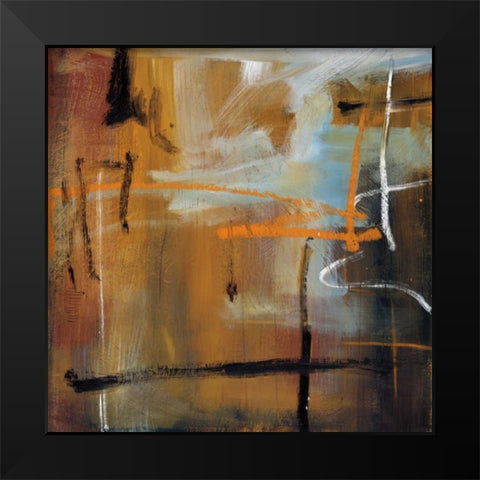 Symphony Black Modern Wood Framed Art Print by Pulliam, Mark