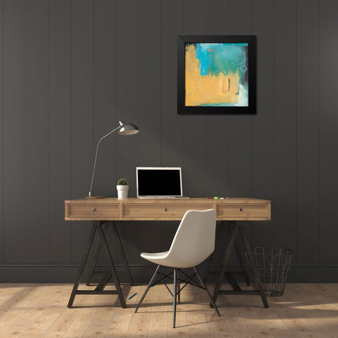 Loops I Black Modern Wood Framed Art Print by Pulliam, Mark