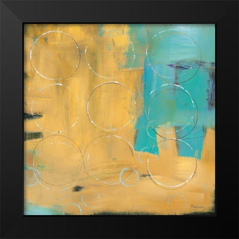Loops II Black Modern Wood Framed Art Print by Pulliam, Mark