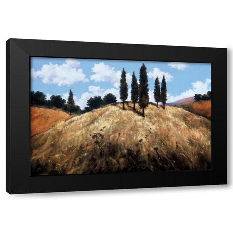 Sentinels Black Modern Wood Framed Art Print by Pryce, Martin