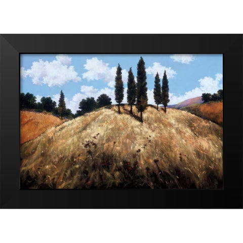 Sentinels Black Modern Wood Framed Art Print by Pryce, Martin