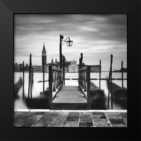 Venice Dream II Black Modern Wood Framed Art Print by Papiorek, Nina