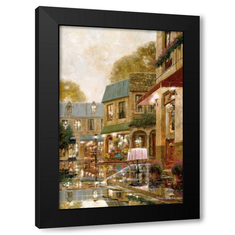 Just You and Me Black Modern Wood Framed Art Print with Double Matting by Archambault, Gilles