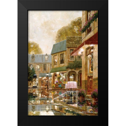 Just You and Me Black Modern Wood Framed Art Print by Archambault, Gilles