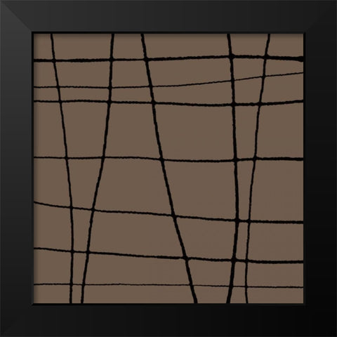 In Motion IV Black Modern Wood Framed Art Print by Barnes, Natasha