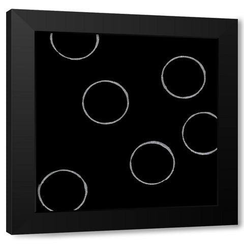 In Motion VI Black Modern Wood Framed Art Print by Barnes, Natasha