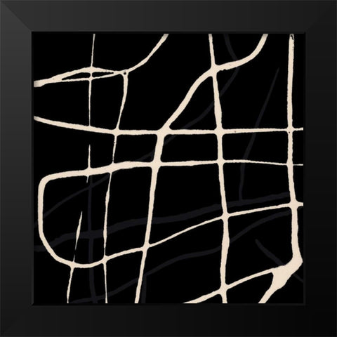 In Motion VIII Black Modern Wood Framed Art Print by Barnes, Natasha