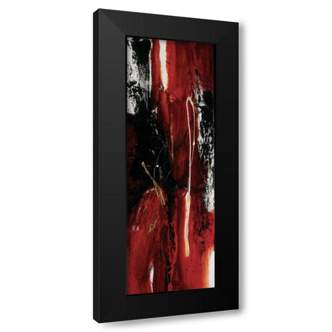 Tango II Black Modern Wood Framed Art Print with Double Matting by Barnes, Natasha