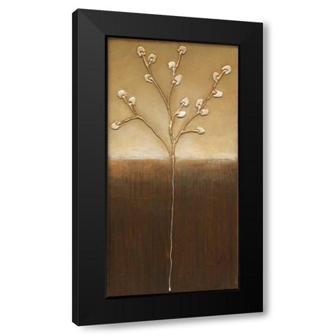 Pussy Willows II Black Modern Wood Framed Art Print with Double Matting by Eve