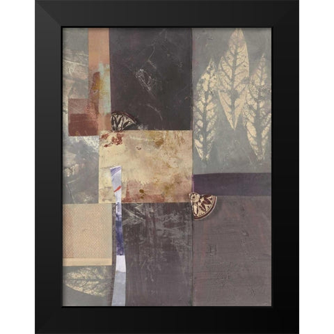 Remembrance II Black Modern Wood Framed Art Print by Fields, Laurie