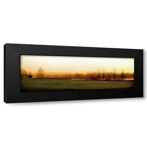 Wait for Winter Black Modern Wood Framed Art Print with Double Matting by Filler, Rick