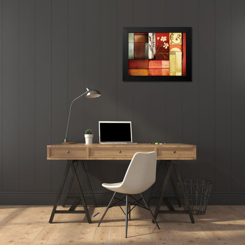 Solace I Black Modern Wood Framed Art Print by Leal, Fernando